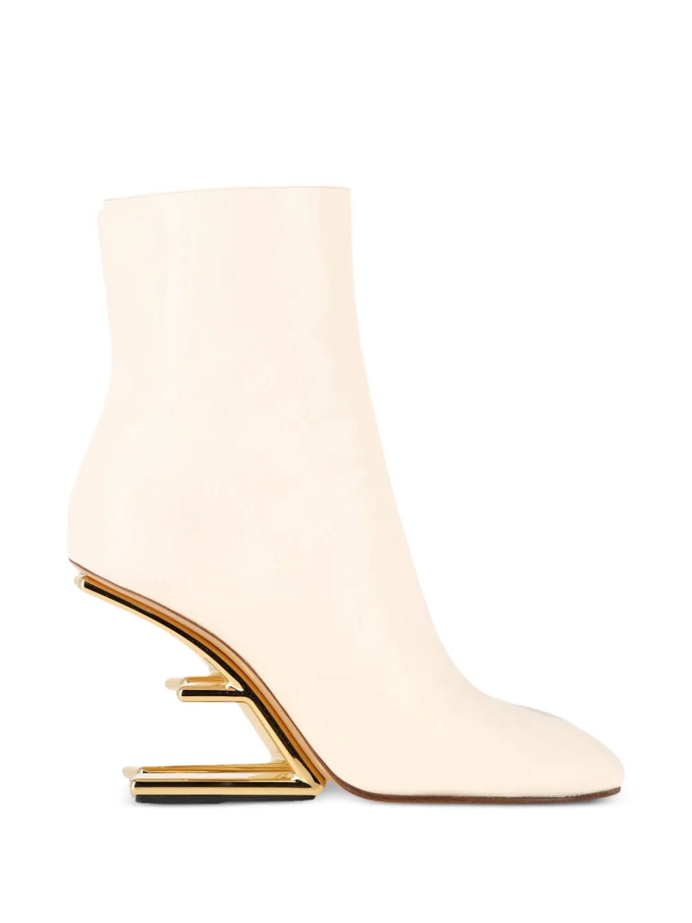 Fendi Pre-Owned First leather ankle boots - Toni neutri