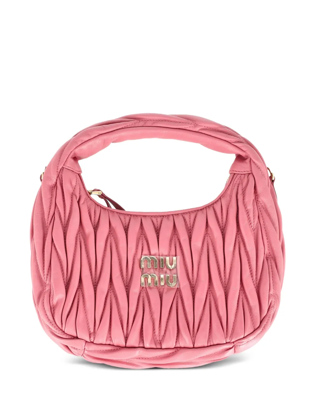 Miu Miu Pre-Owned Wander matelassé leather tote bag - Pink