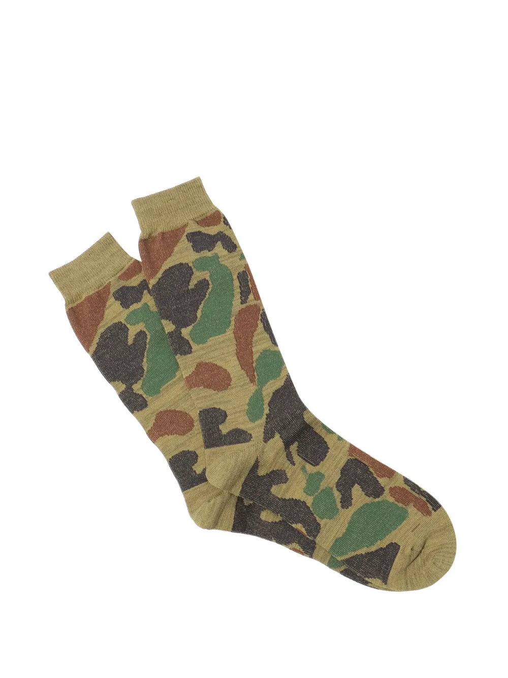 Anonymous Ism Camo Crew socks - Verde