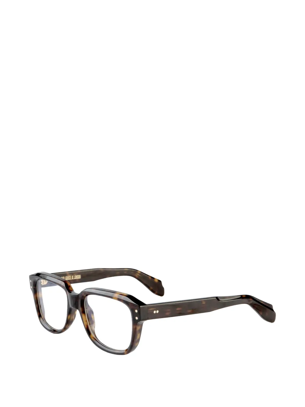 Cutler & Gross 1433 bril met vierkant montuur Bruin