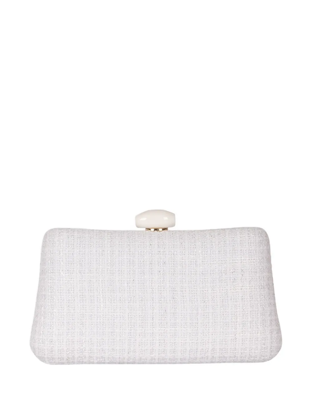 TWENTY FOURHAITCH chain-strap clutch bag - Bianco
