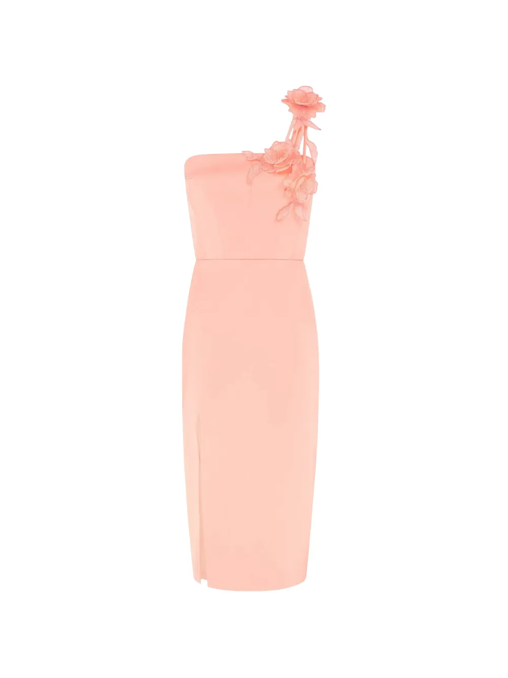 David Koma asymmetric midi dress - Rosa