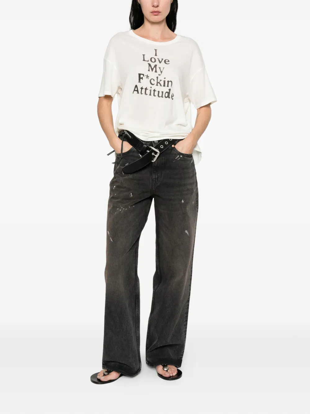  R13 Short-sleeves T-shirt - Neutrals 