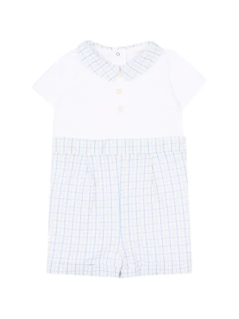 Patachou checked rompers