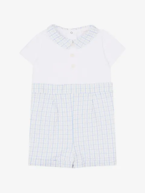 Patachou checked rompers