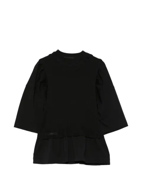 ALAINPAUL crew-neck peplum T-shirt 