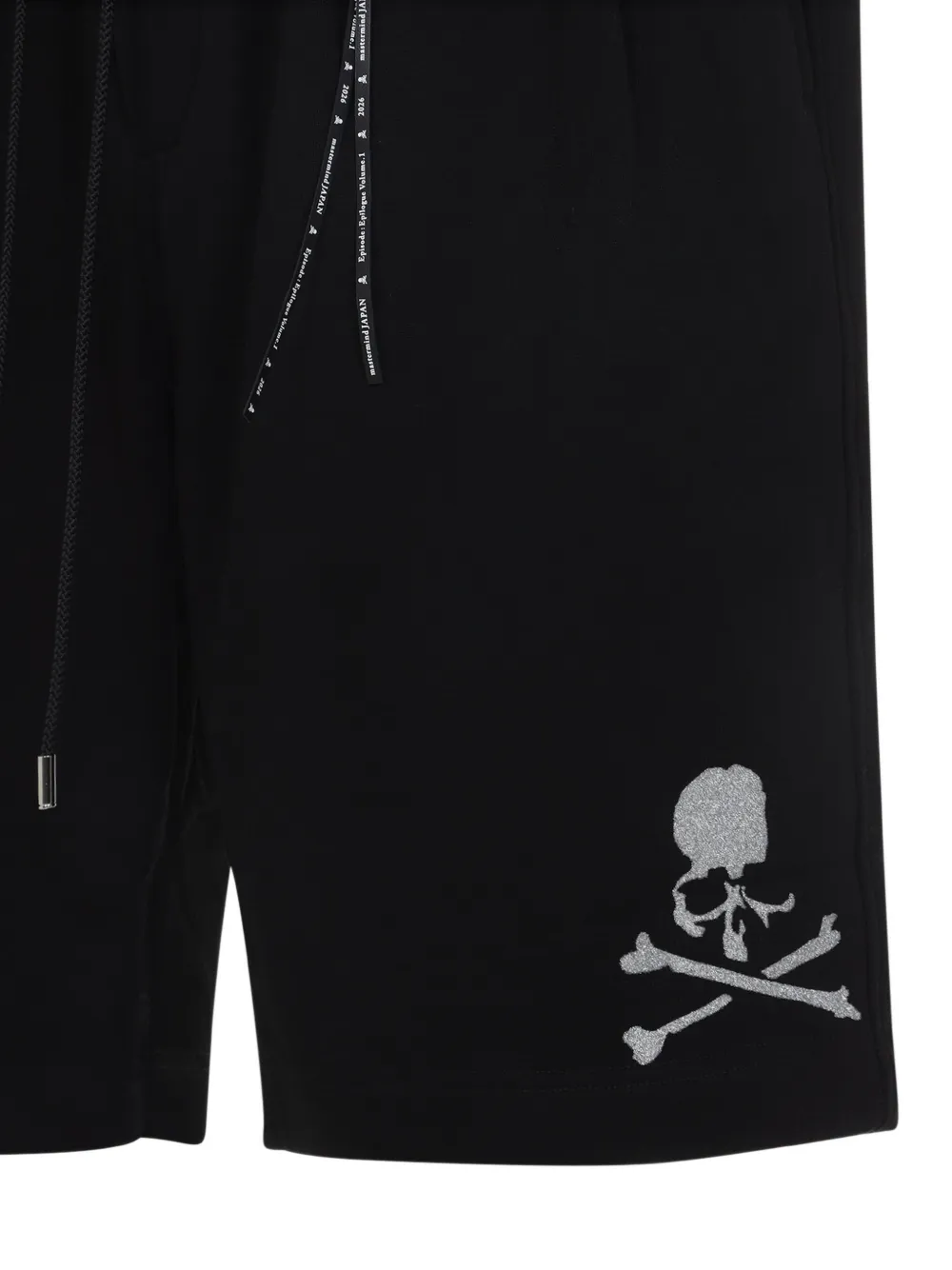  Mastermind Japan Skull Drawstring Shorts - Black 