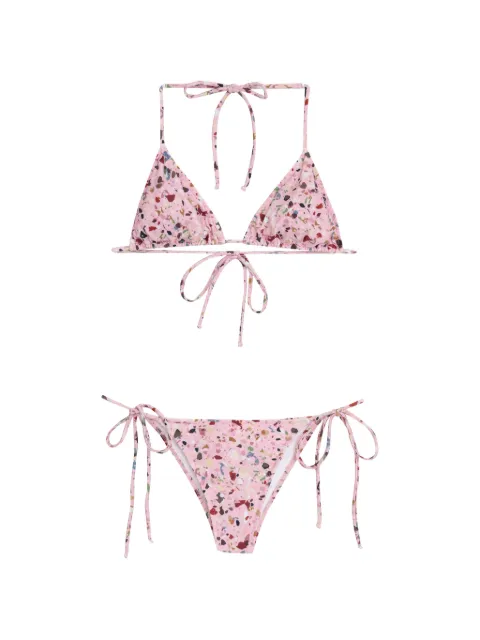Triya Conjunto de biquíni com amarração lateral