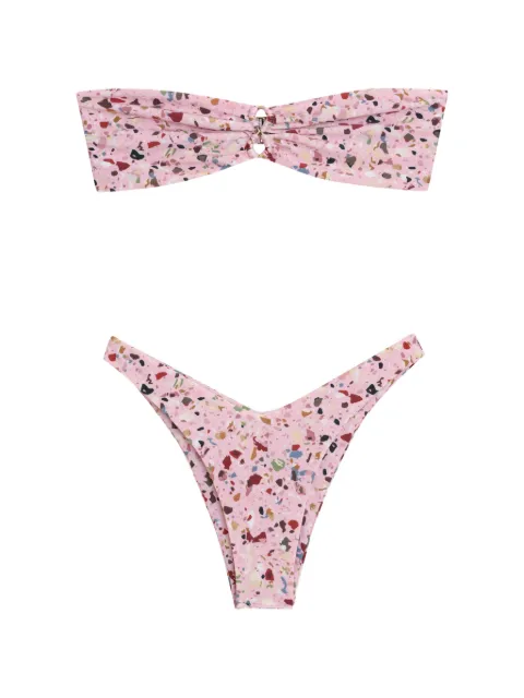 Triya Conjunto de biquíni com detalhe de argola