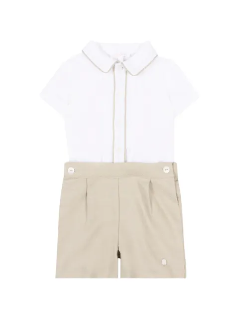 Patachou button collared shorties