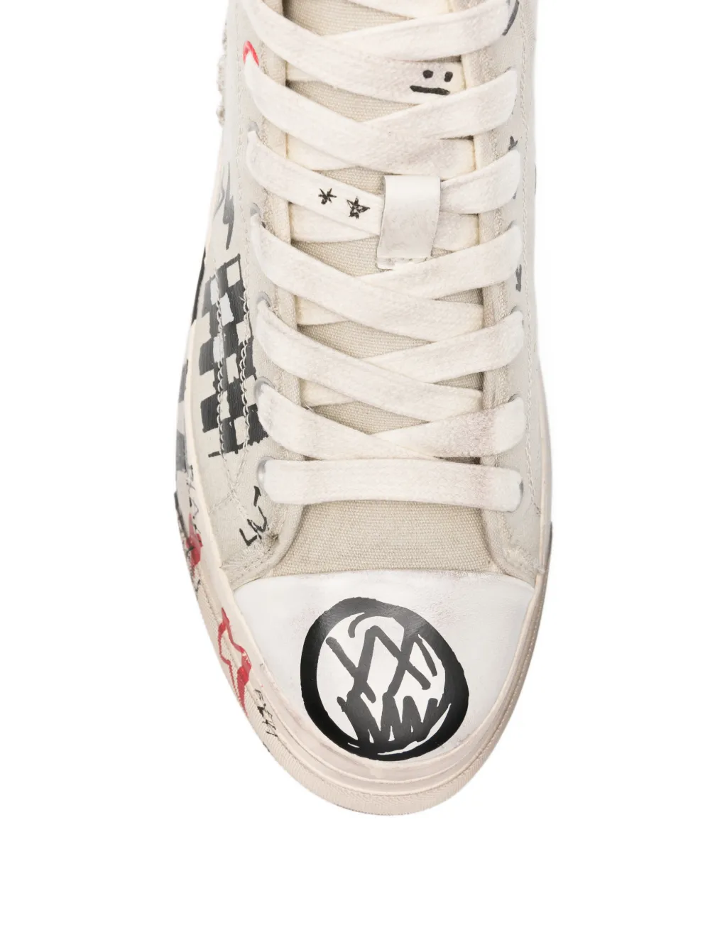 R13 Kurt high-top sneakers Beige