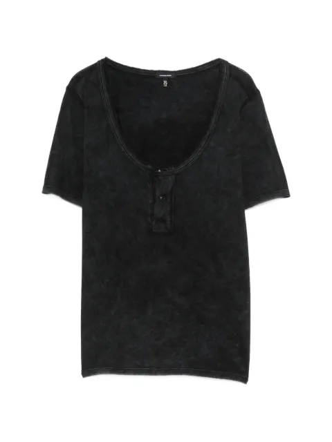 R13 buttoned short-sleeve T-shirt
