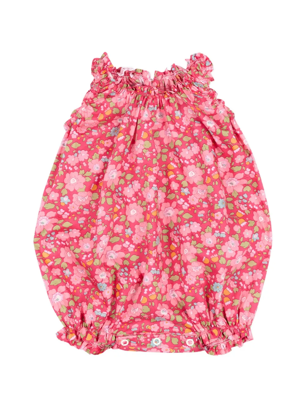 Pesciolino Rosso Kids ruffled floral shorties - Rosa