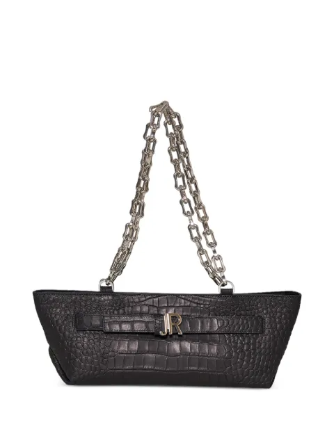 John Richmond croc-effect shoulder bag