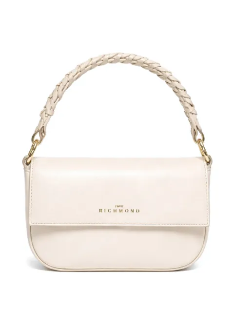John Richmond Bolsa mini com alça de mão trançada