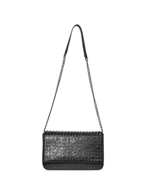 John Richmond stud-embellished crinkled shoulder bag
