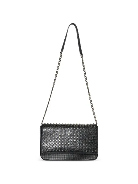 John Richmond stud-embellished crinkled shoulder bag