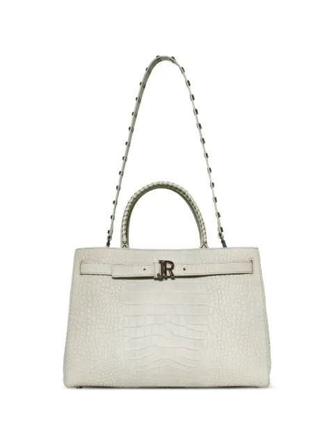 John Richmond croc-effect studded tote bag