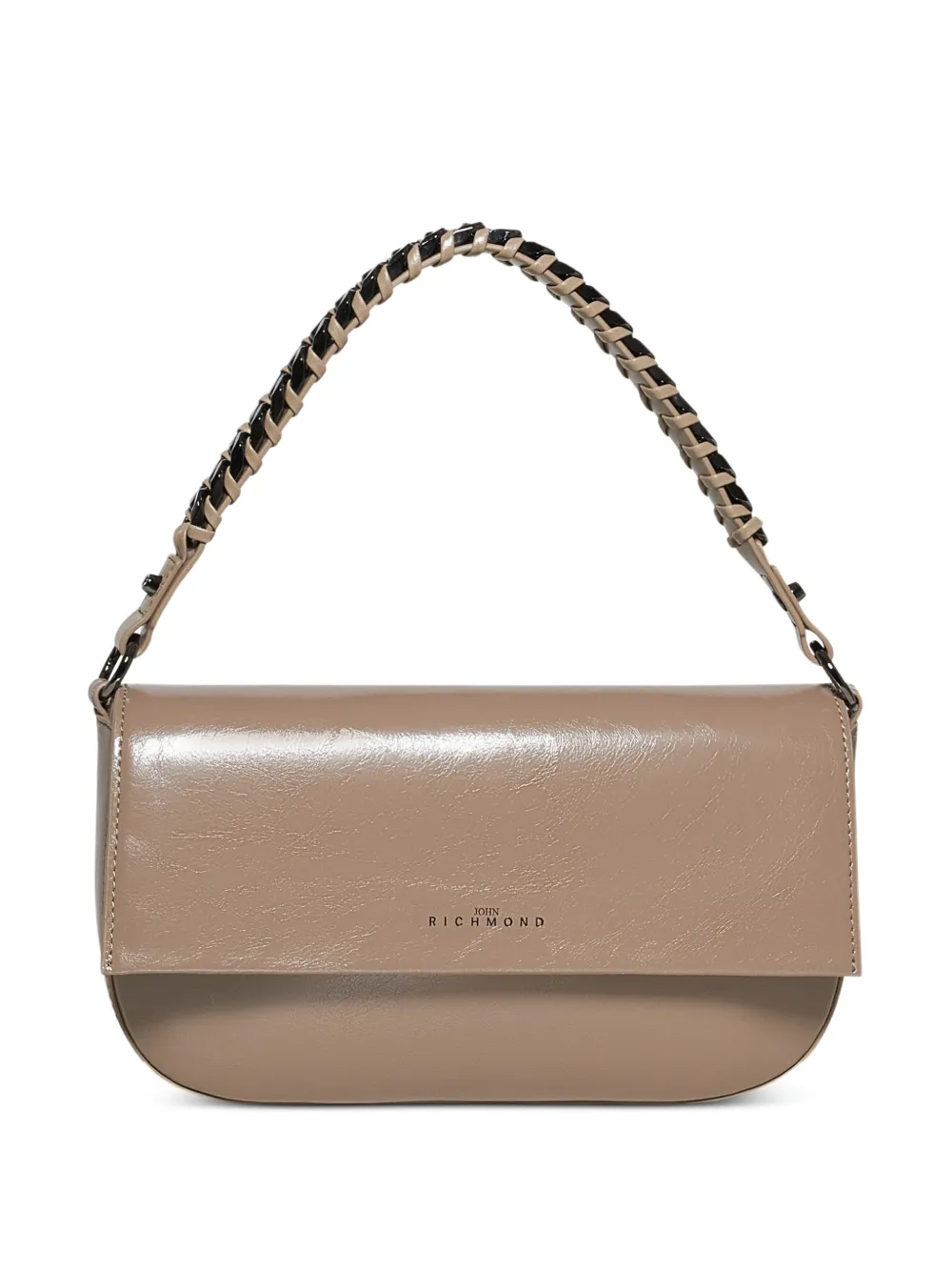 John Richmond Mini Clutch Bag In Neutral