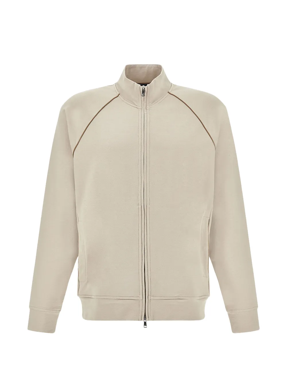 Paul & Shark X‑Soft zip‑up sweatshirt - Toni neutri