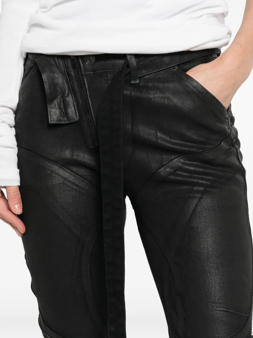Ottolinger Jeans met glazuur Zwart