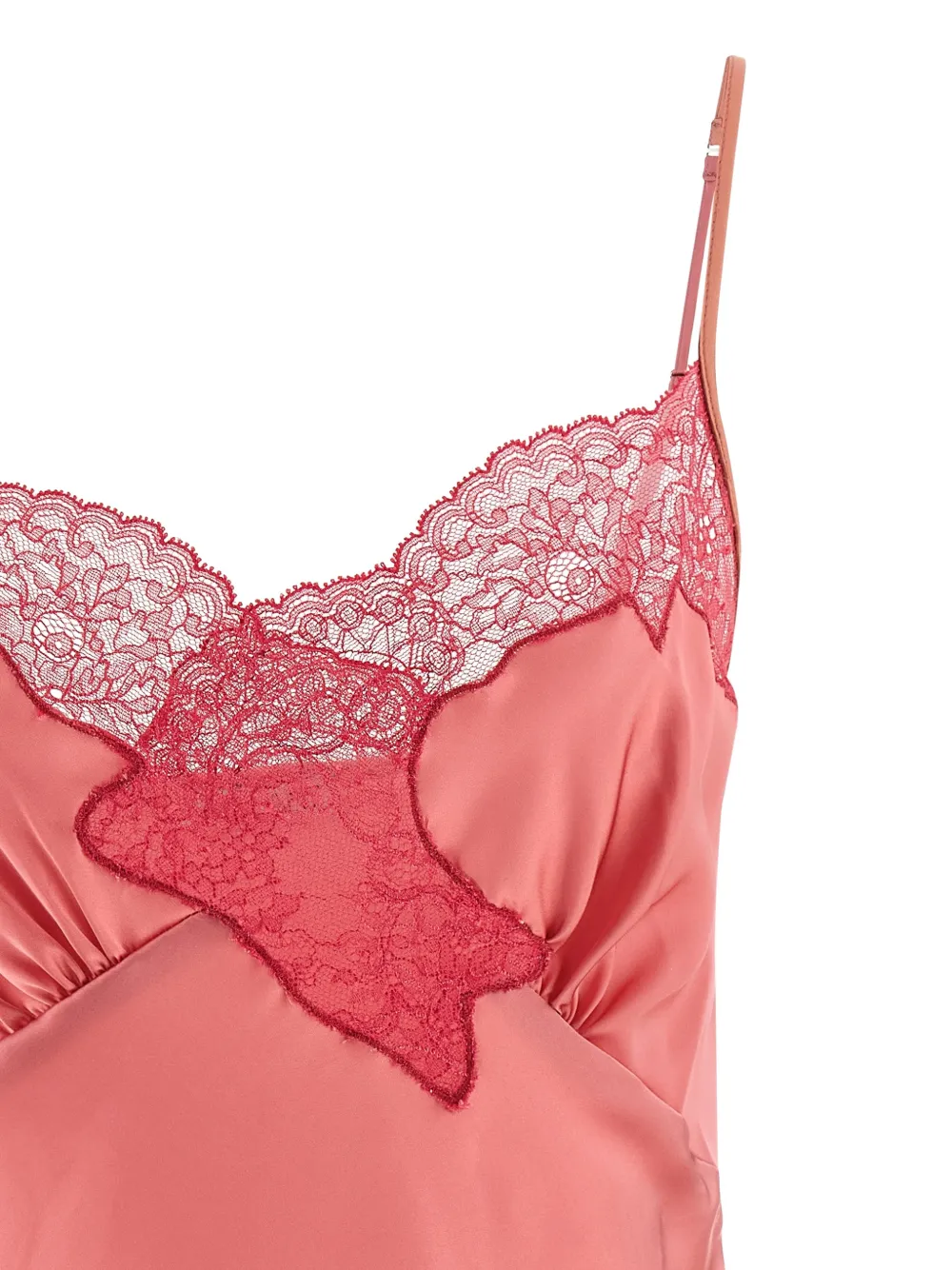  Vaillant Studio Lace-detail Top - Pink 