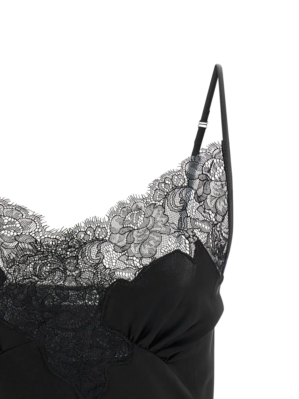  Vaillant Studio Lace-detail Top - Black 