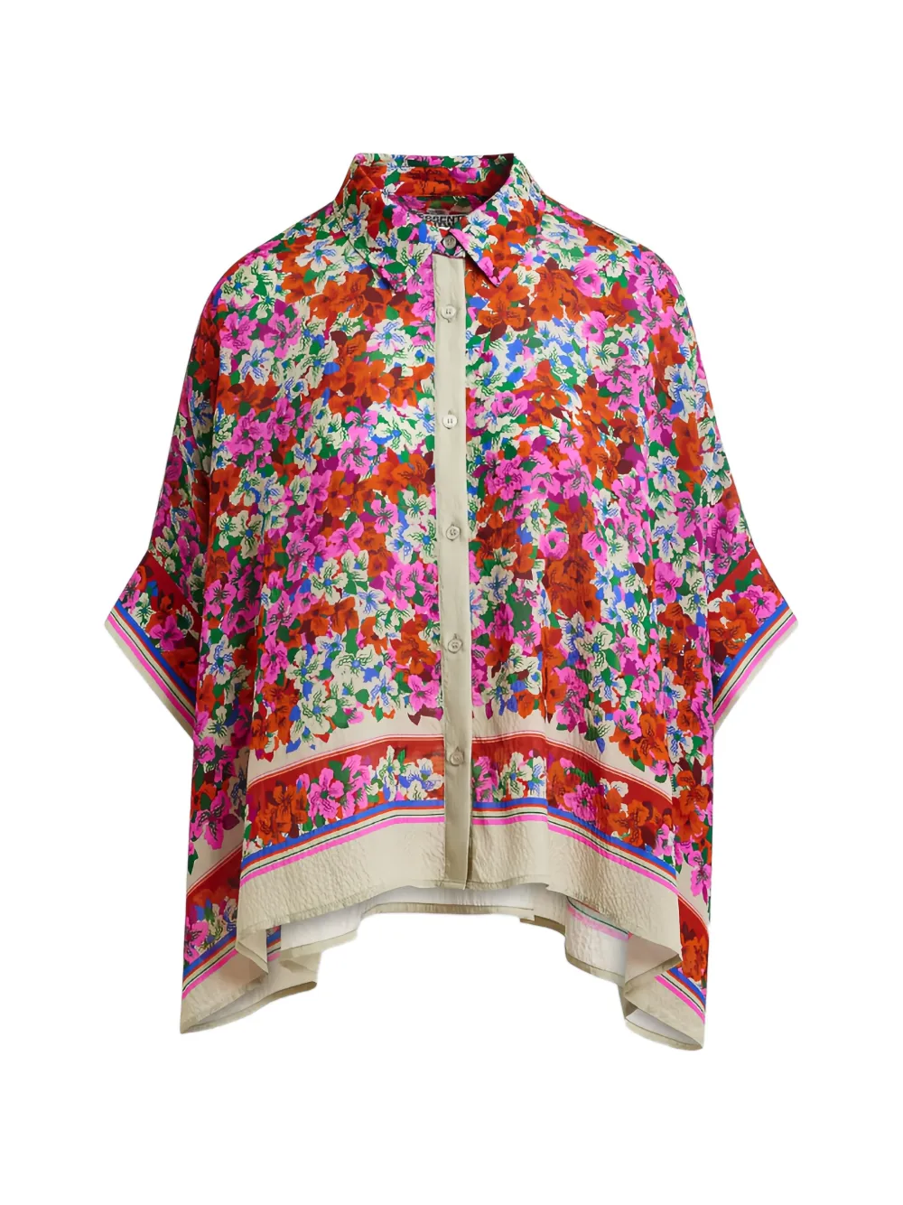 Essentiel Antwerp Jirt floral shirt - Rosso