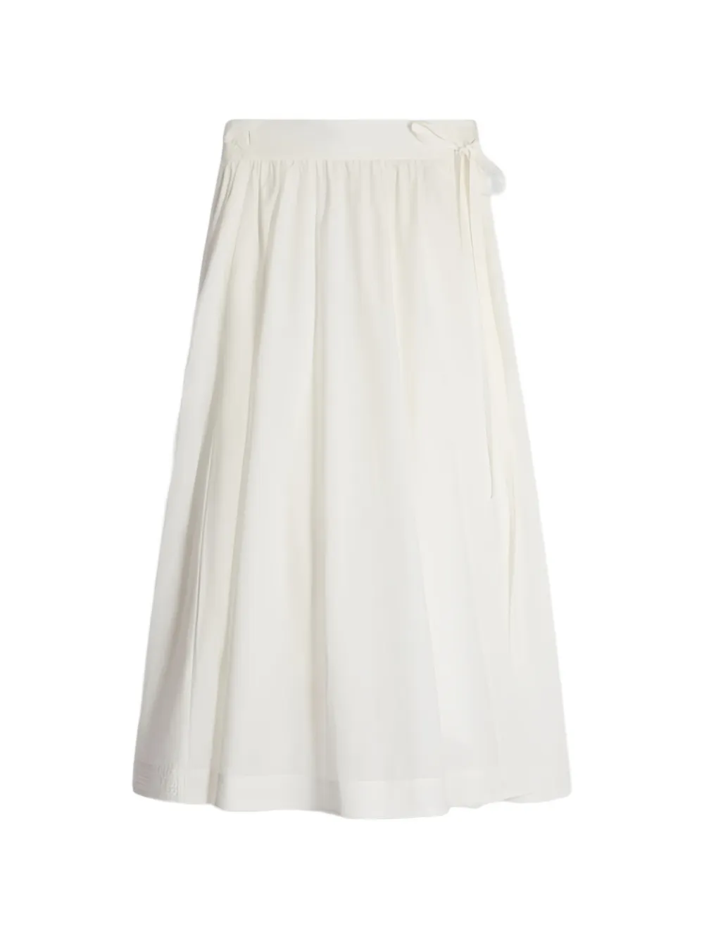Vanessa Bruno Guillaume tie-waist midi skirt - Bianco