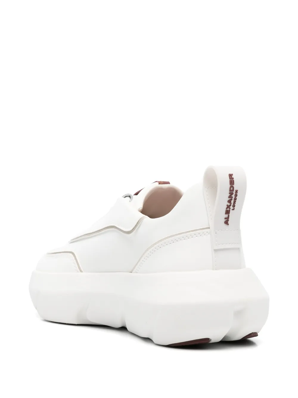 Alexander Smith Eclipse leren sneakers Wit