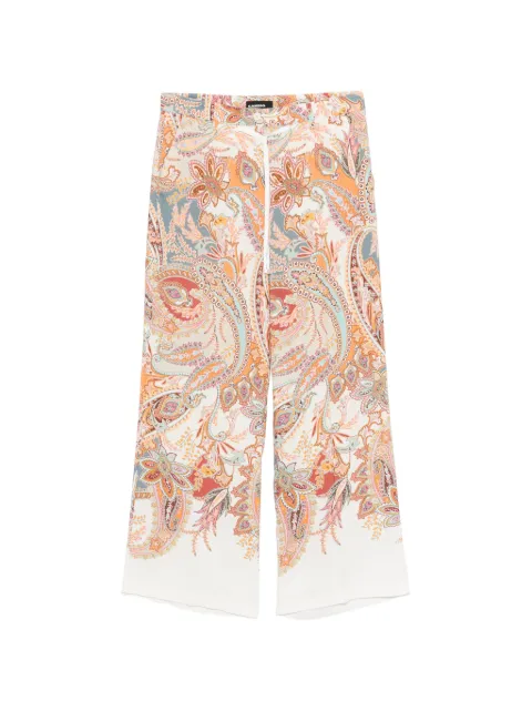 Cambio Adrienne paisley-print trousers