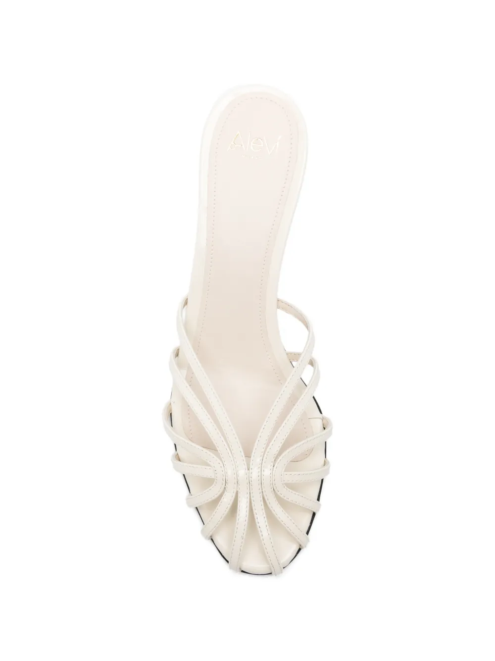 Alevì Mel leather sandals Wit