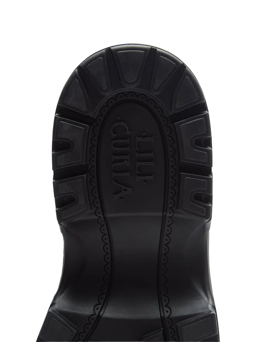 LILI CURIA Eliot suède loafers met veters Bruin