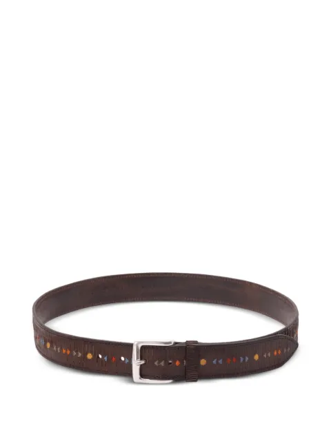 Orciani patterned leather belt