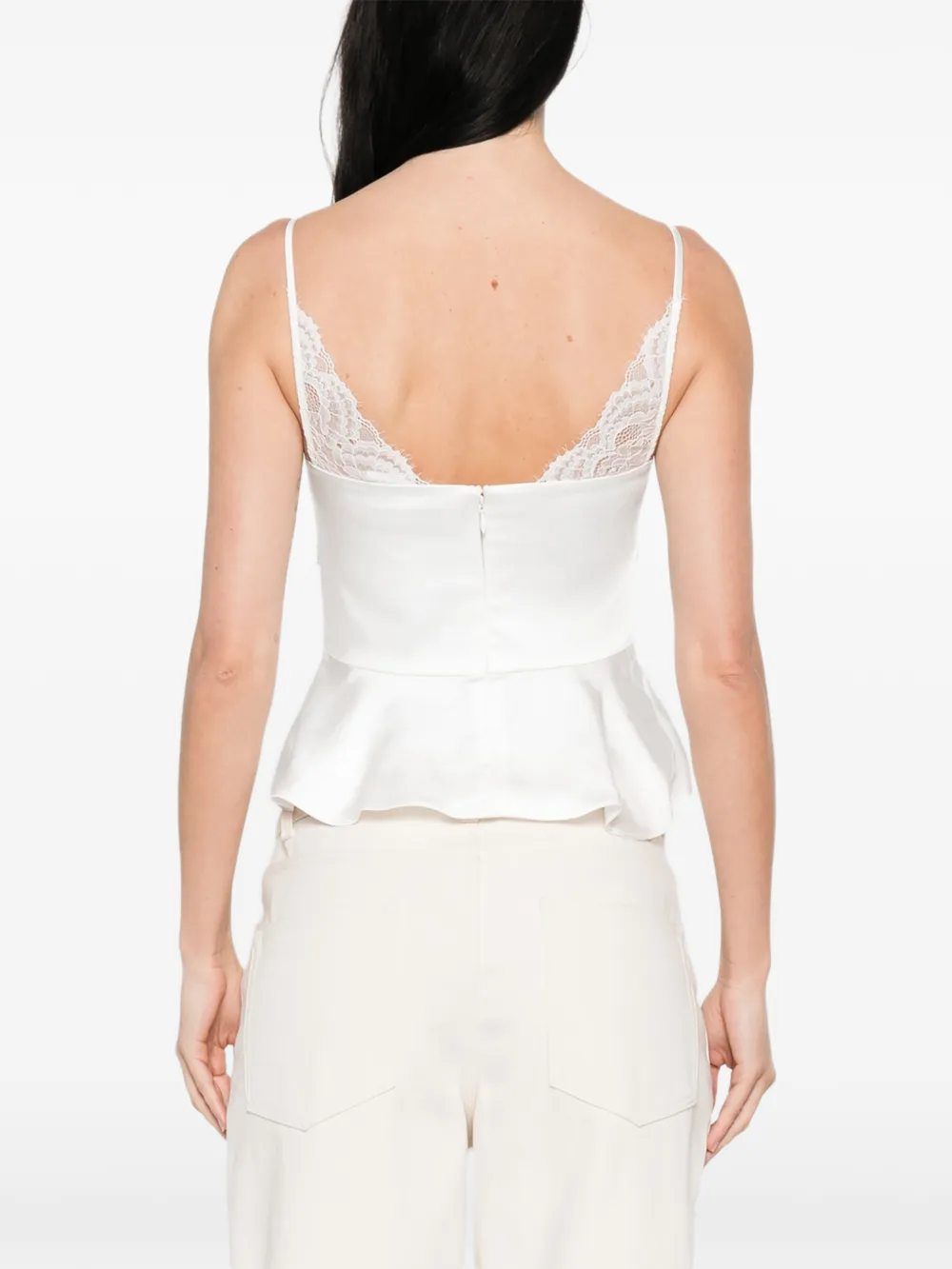 Satin Lace Top