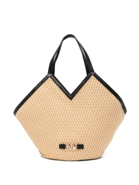 Max Mara Luigi woven tote bag
