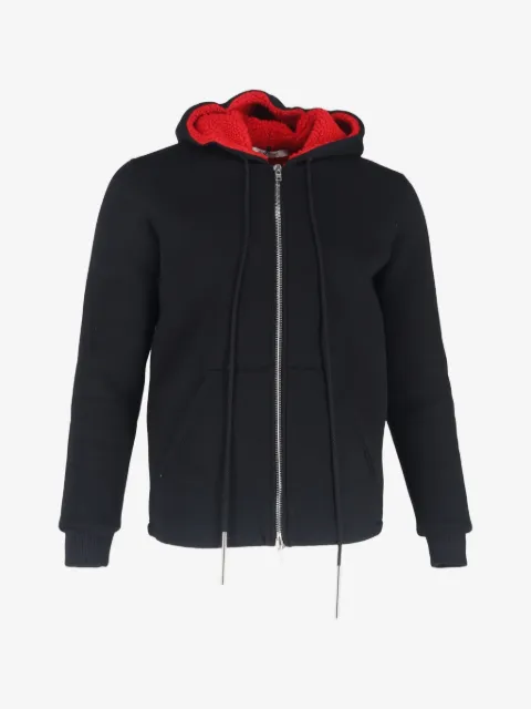 Givenchy Pre-Owned hoodie zippé à doublure en peau lainée