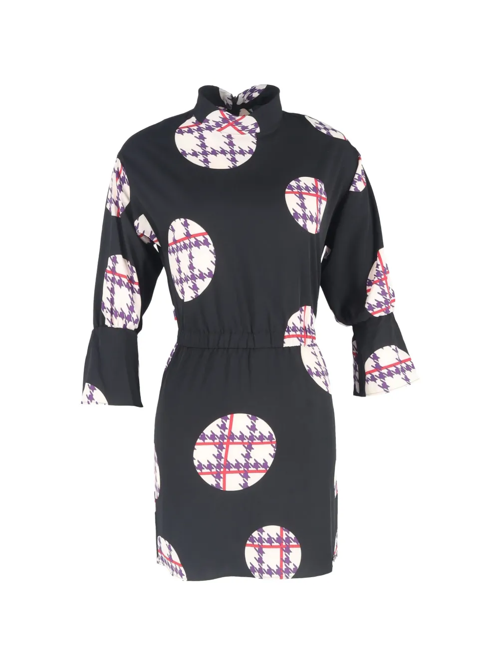 Armani Exchange patterned mini dress - Nero