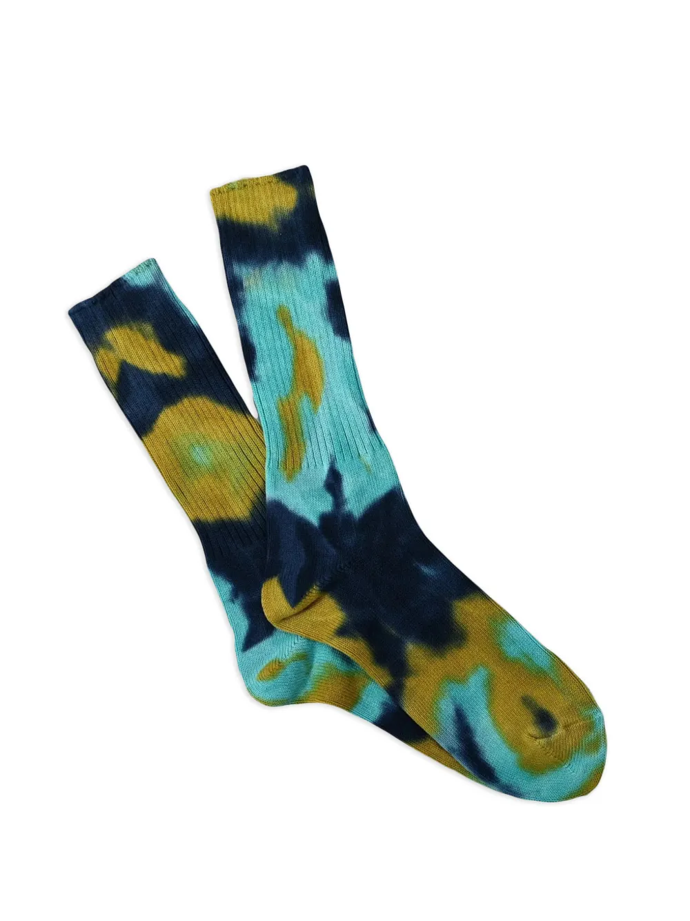Anonymous Ism Tie Dye Crew socks - Blu