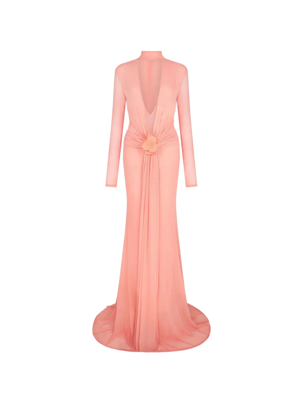 David Koma lace flower gown - Rosa