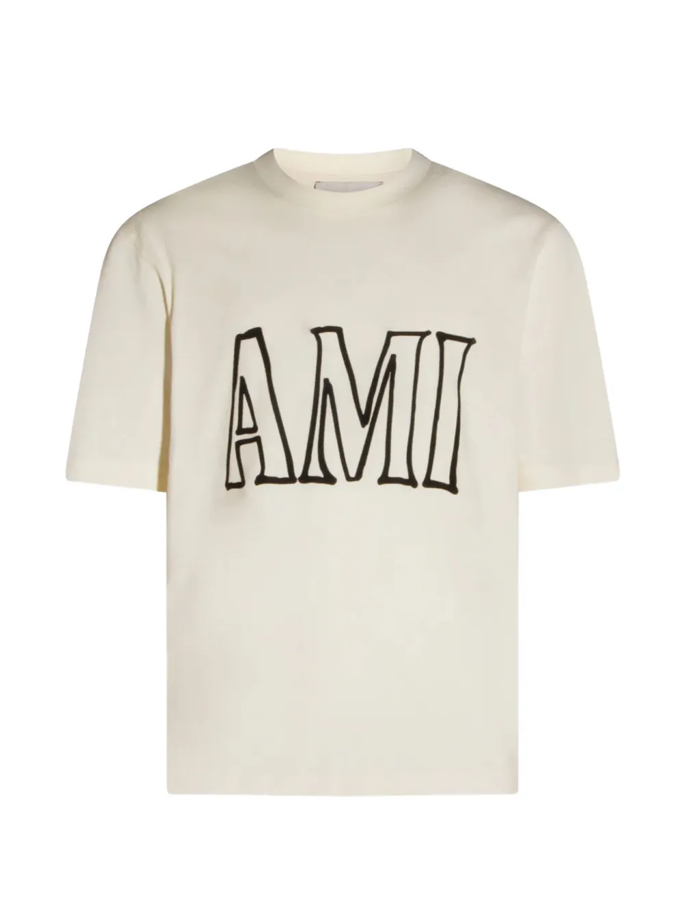 AMI Paris printed T-shirt - Toni neutri