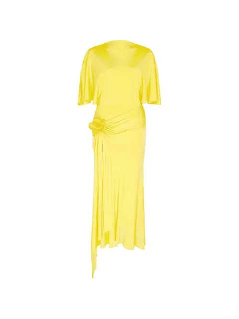 David Koma draped sleeve midi dress