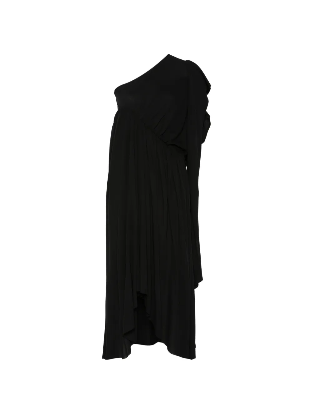 ALAINPAUL one-shoulder asymmetric dress - Nero