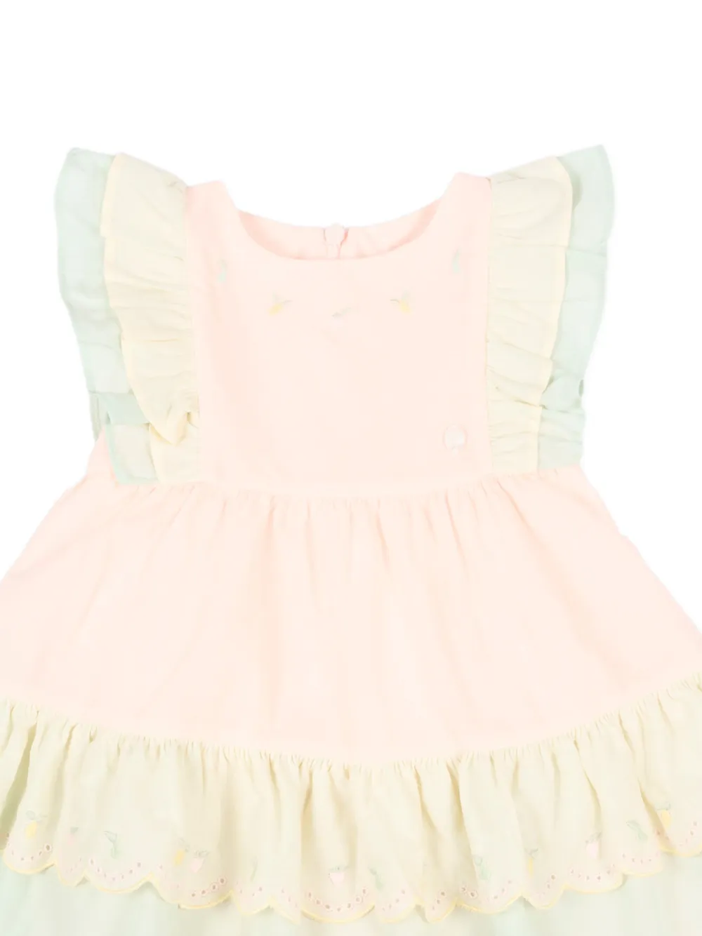  Patachou Ruffled Layered Dress - Pink 