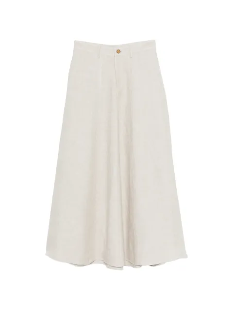Alysi button panel skirt