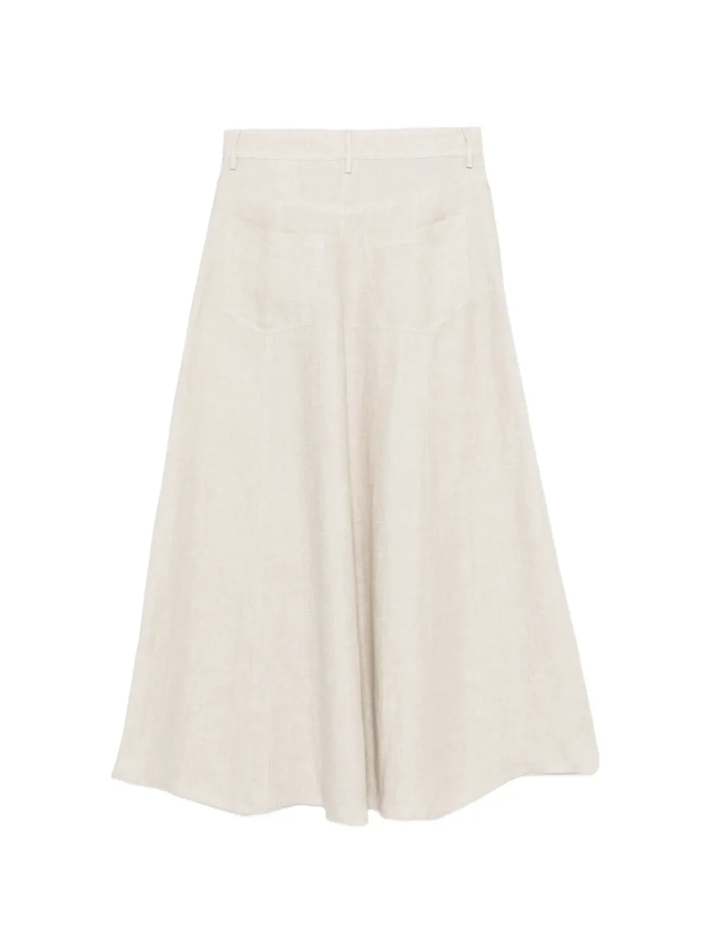  Alysi Button Panel Skirt - Neutrals 