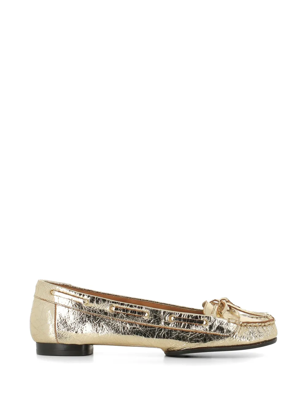 Del Carlo leather loafers - Oro