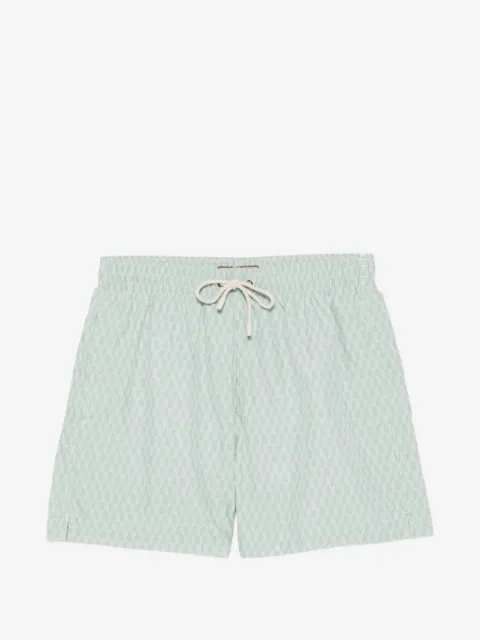 Canali 기하학 프린트 스윔 쇼츠