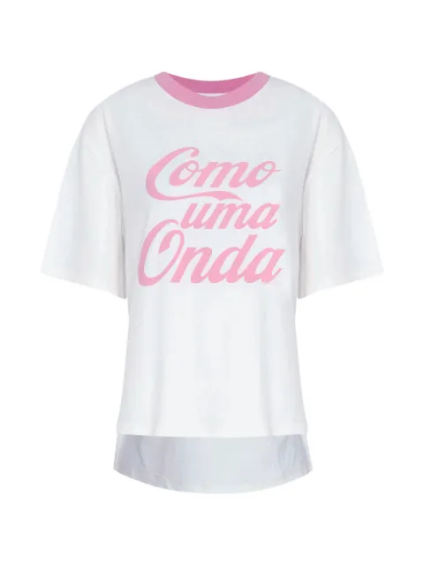 Triya Camiseta decote careca