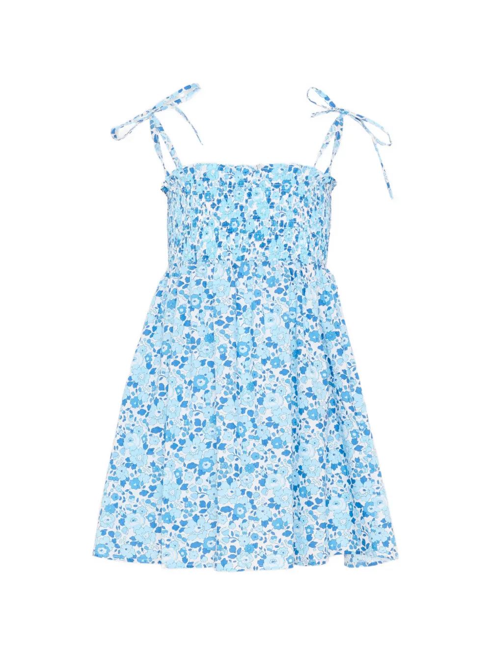 Pesciolino Rosso Kids floral-print dress - Blu